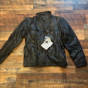 STS Ranchwear black Leather Jacket